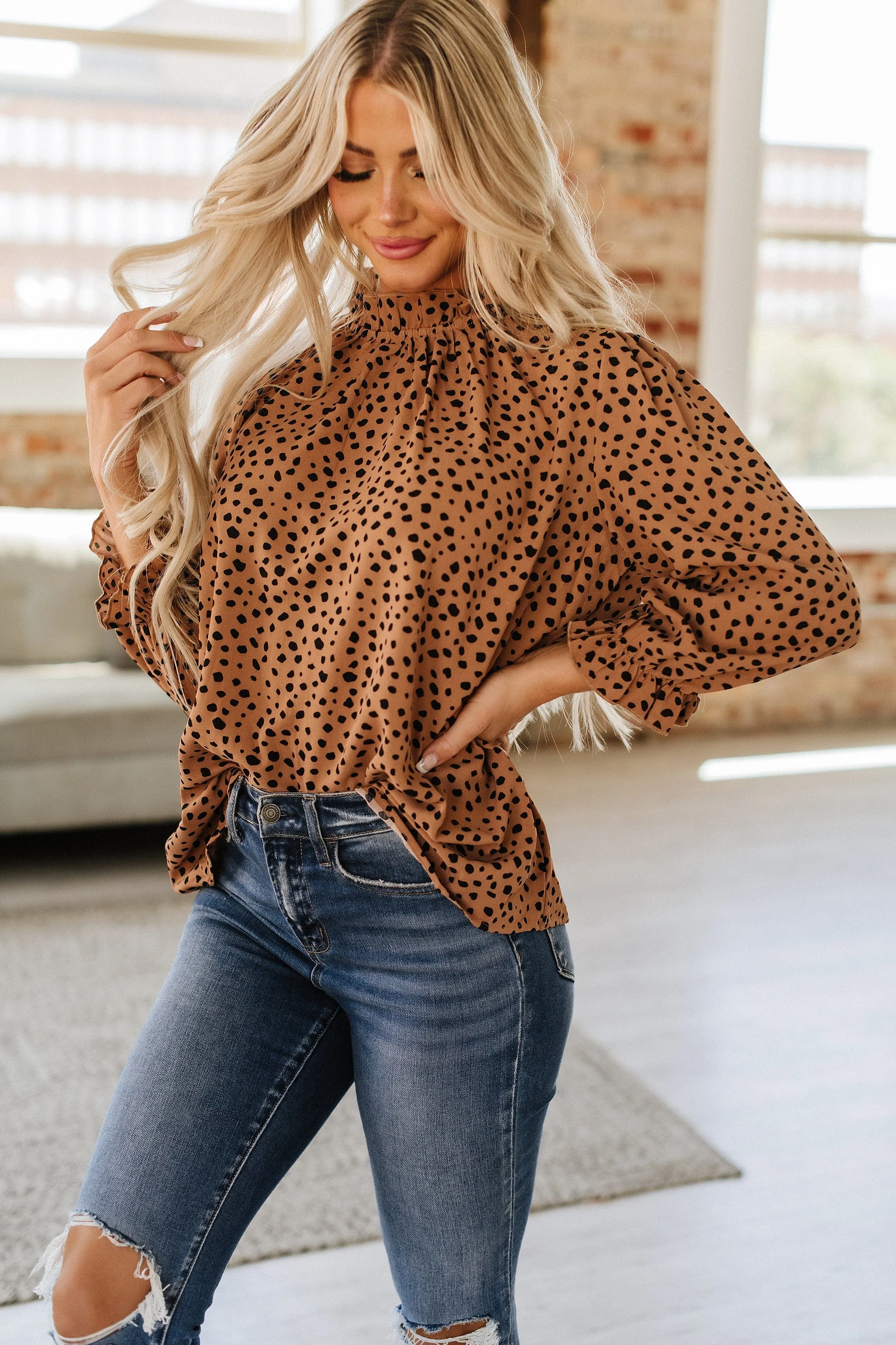 Amaris Dot Blouse | S-2XL