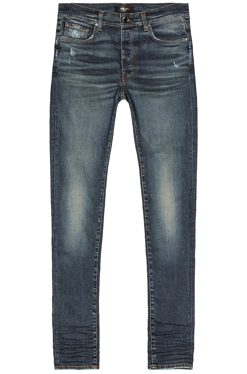 Amiri Stack Skinny Jeans in Deep Classic indigo