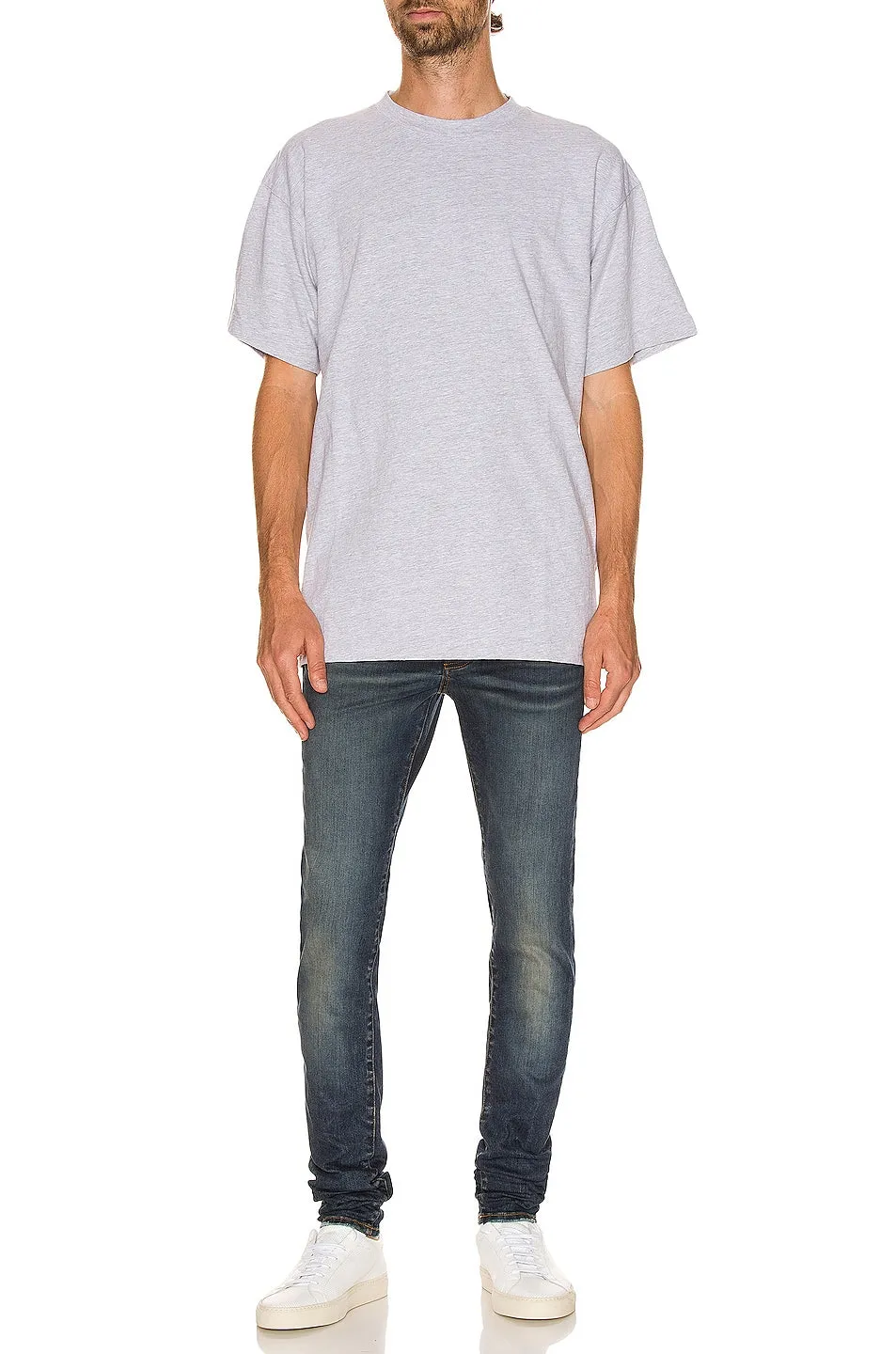 Amiri Stack Skinny Jeans in Deep Classic indigo