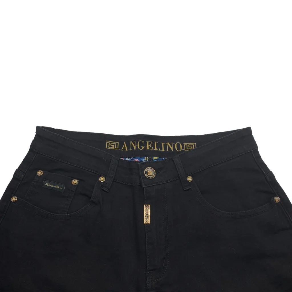 Angelino - Classic Fit - Black Jeans -Style C18