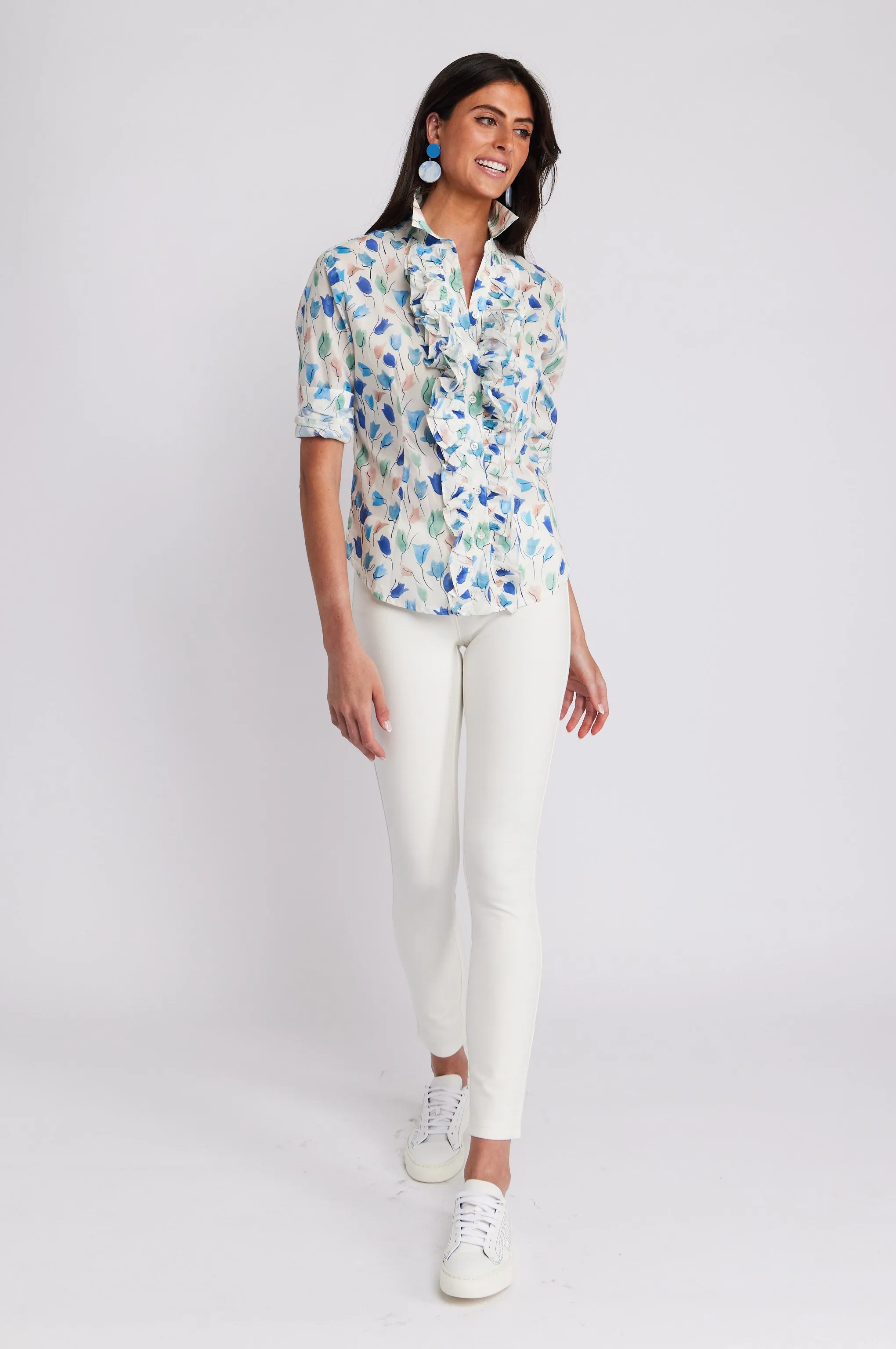 Belinda Blouse Blue Tulip