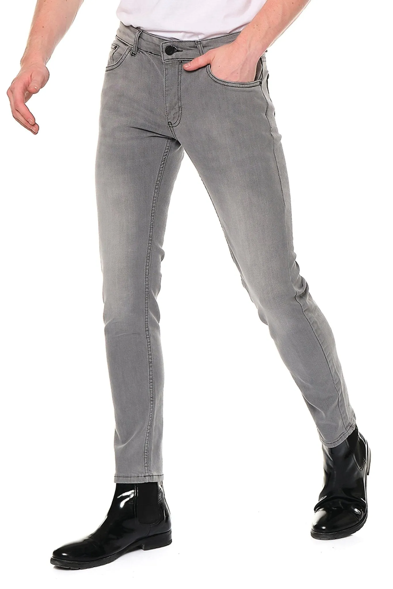 Classic Slim Fit Jean - Grey