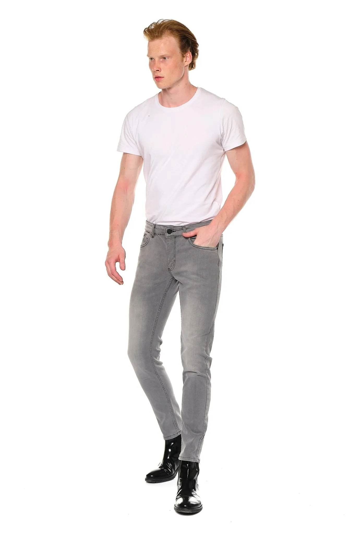 Classic Slim Fit Jean - Grey