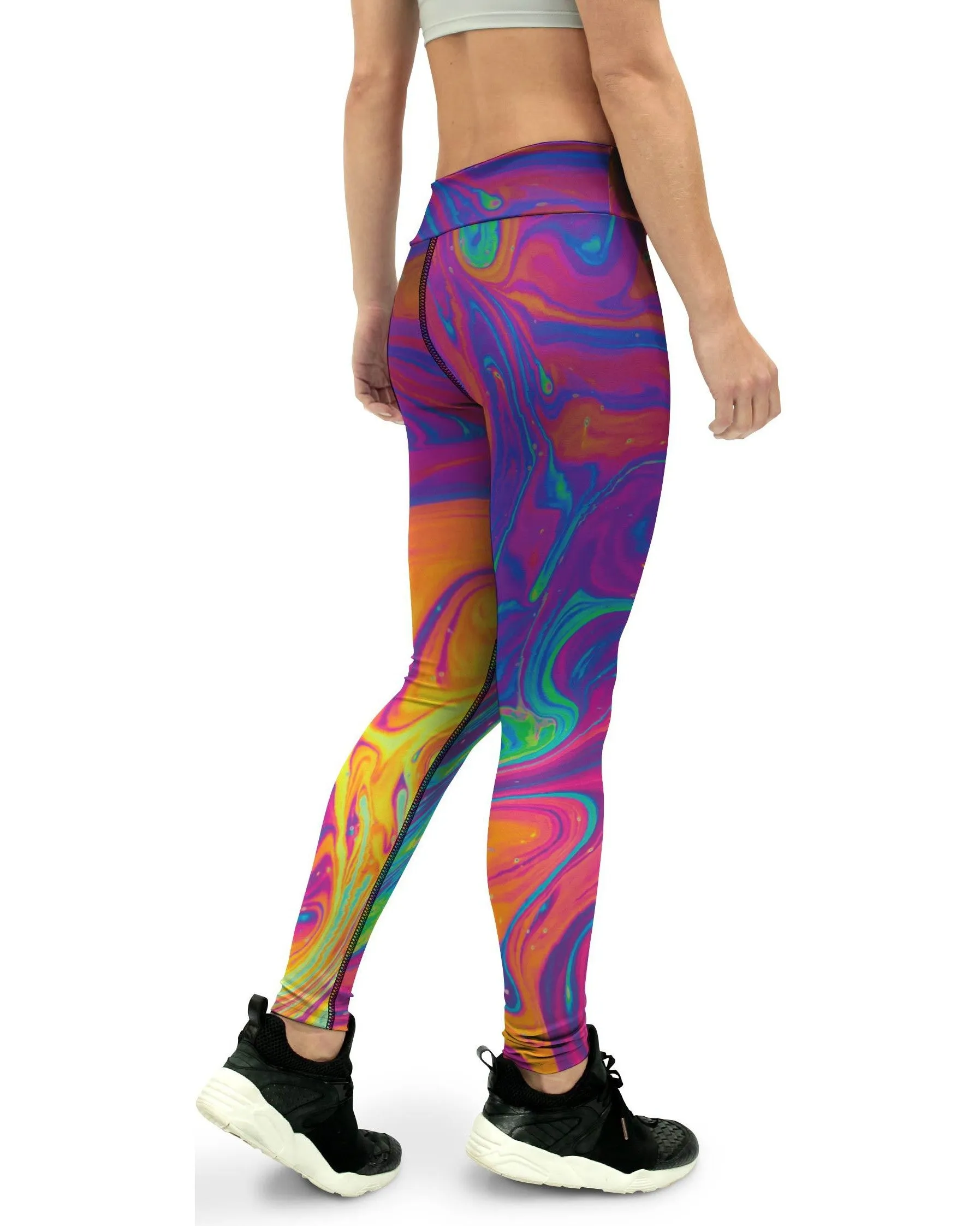 Colorful Splash Yoga Pants