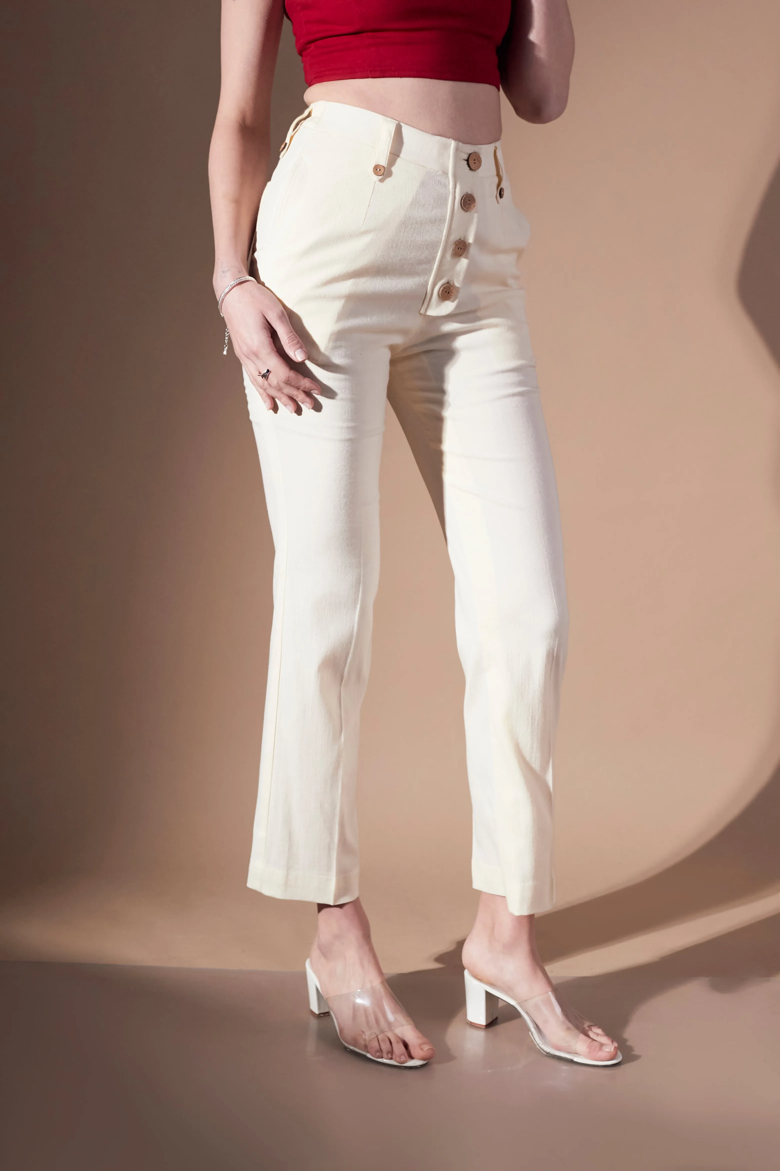 Comfortable Women's Ankle length Formal Pants