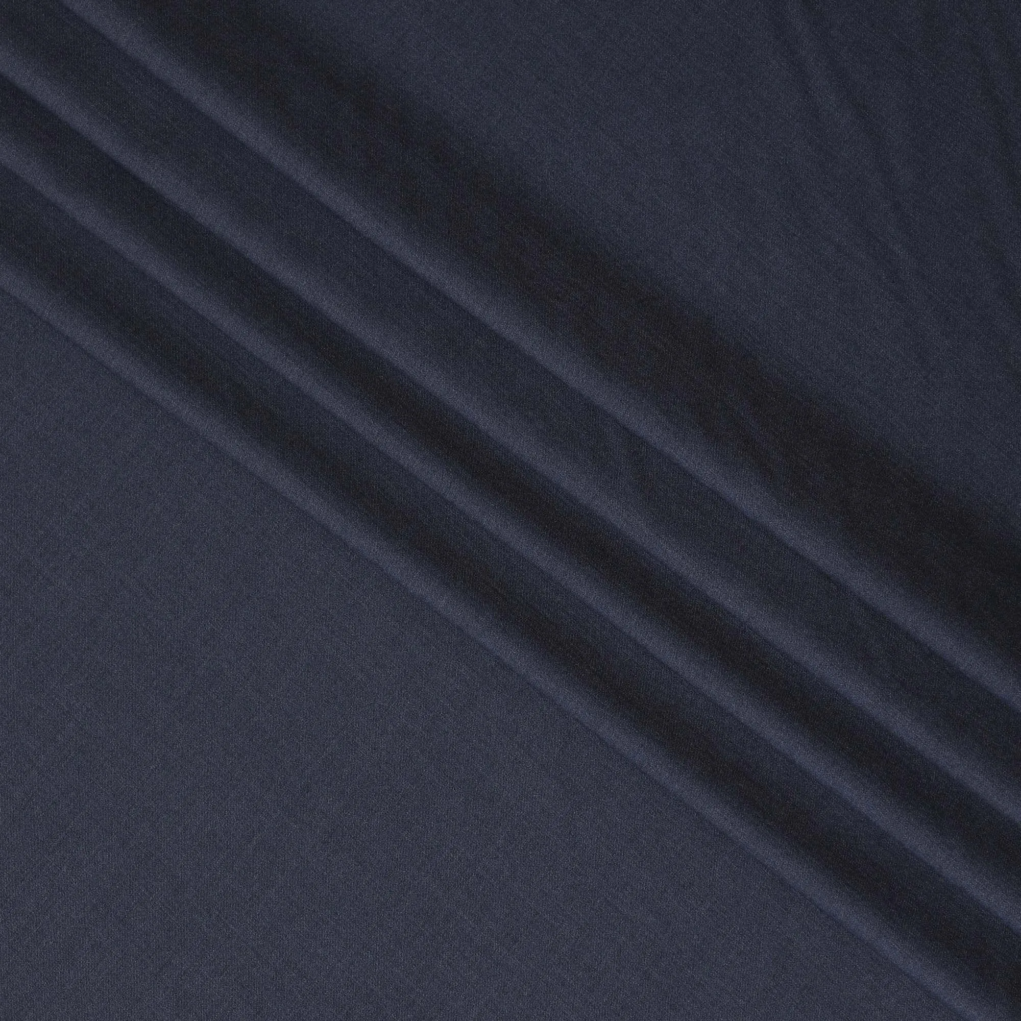 Denim blue plain Premium Italian super 150's all wool suiting fabric-D11427