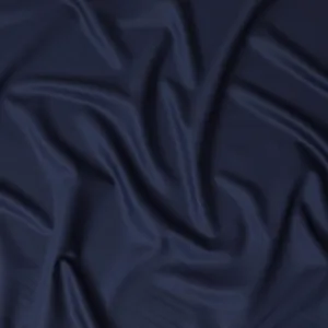 Denim blue Plain Premium pure Italian Super 150's wool suiting fabric-D16472