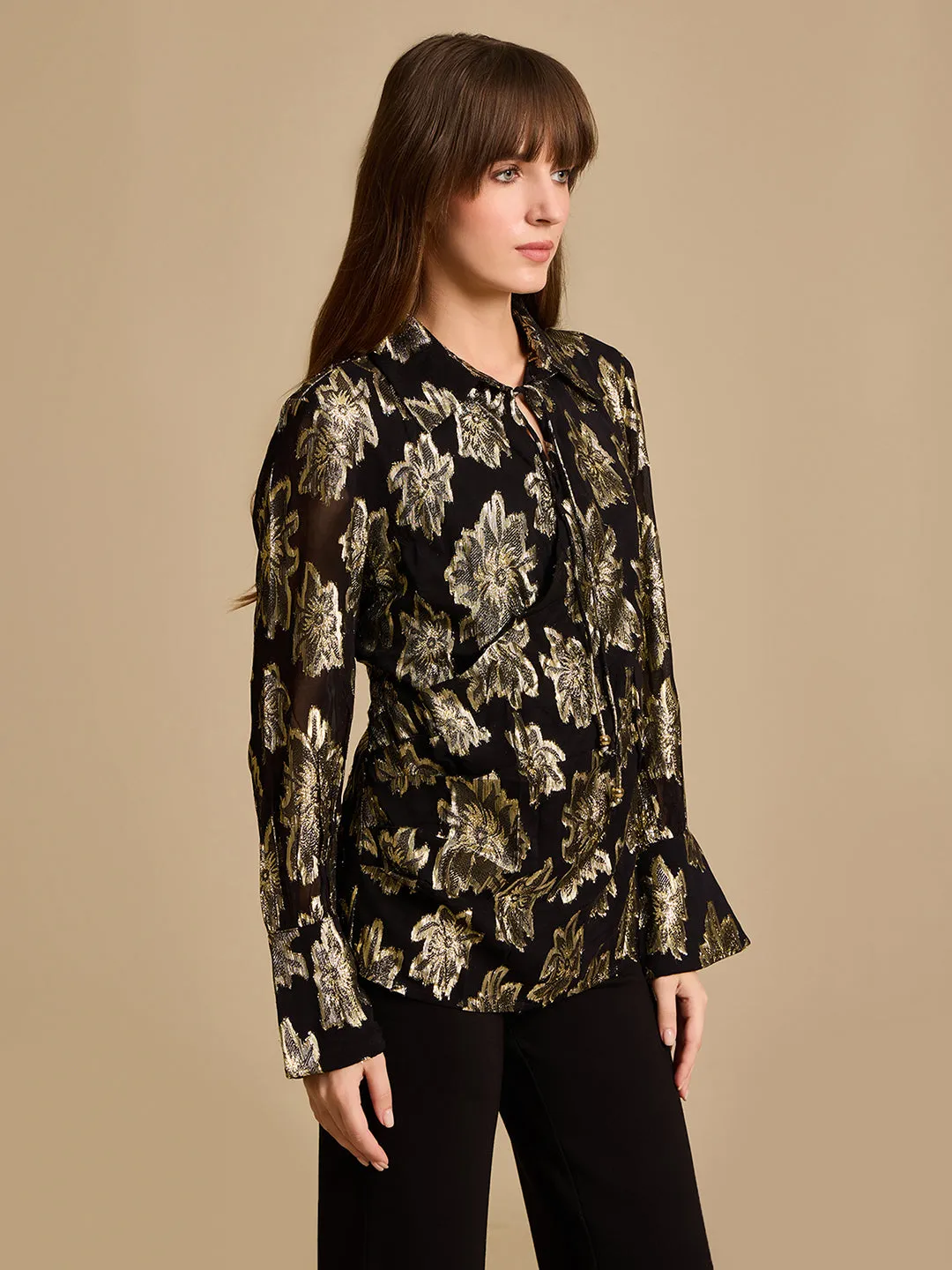 Faith Textured Blouse