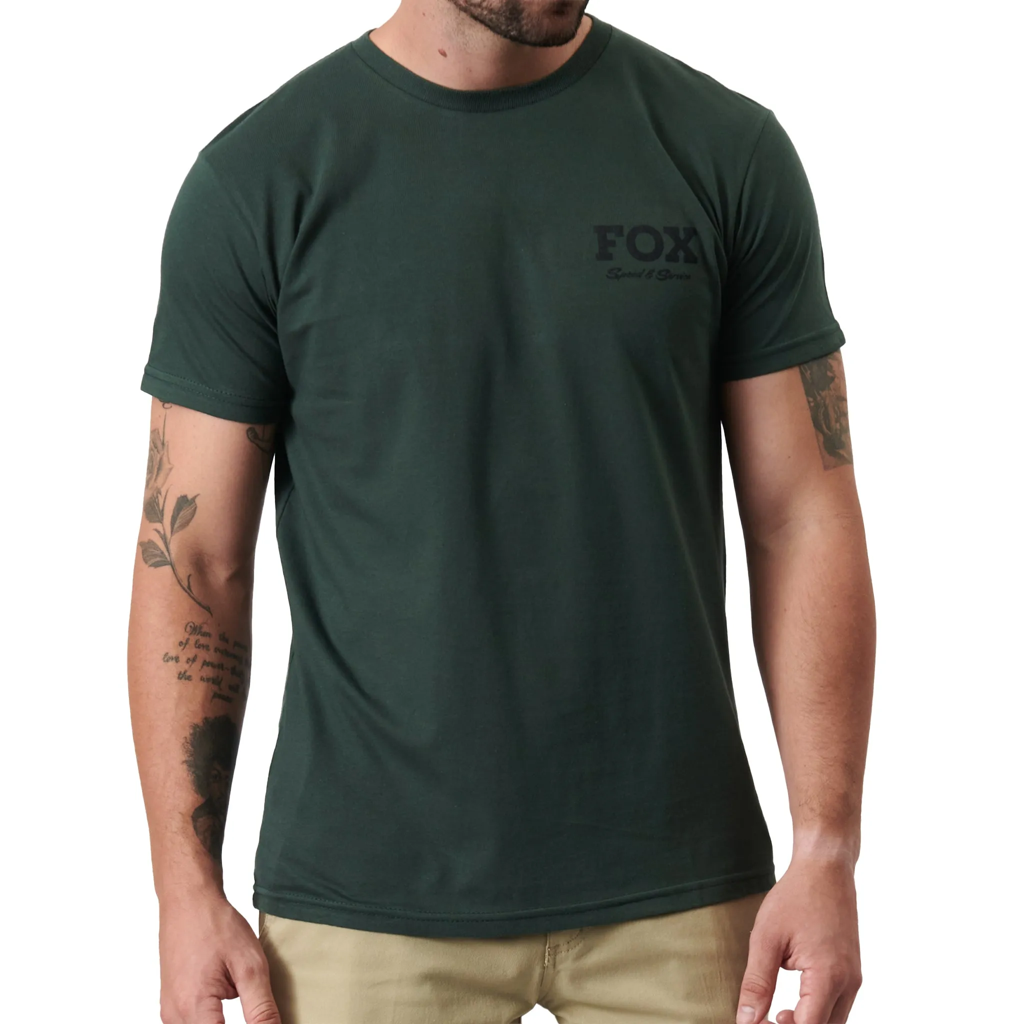 Fox Speed and Service SS Tee (Hunter Green)