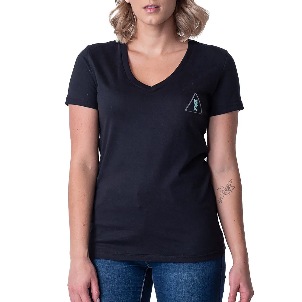 Fox Women's Brake Off Ss V-Neck Tee (Black)