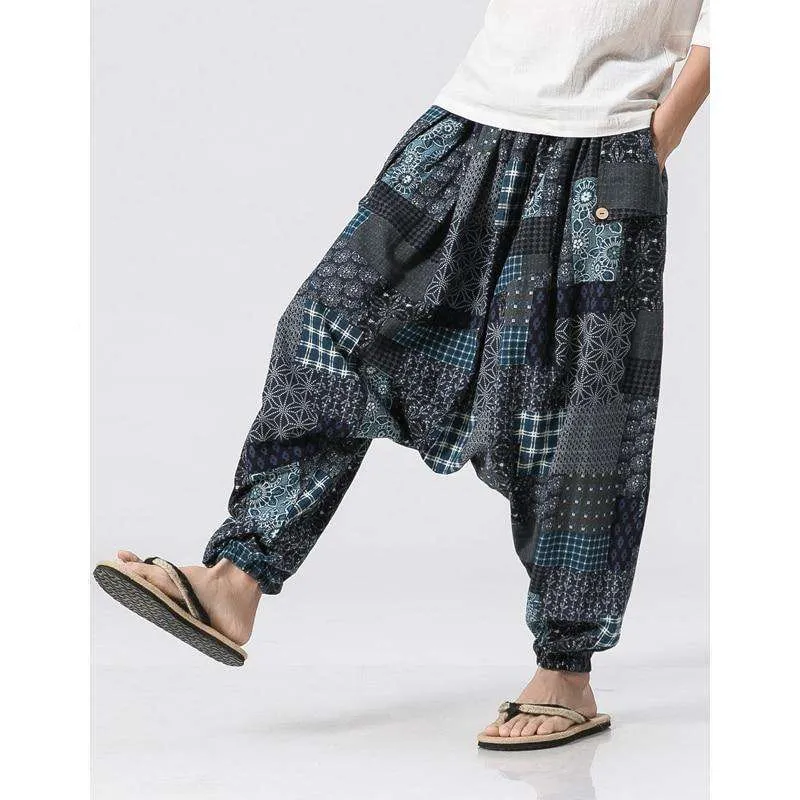 Geometric Harem Pants