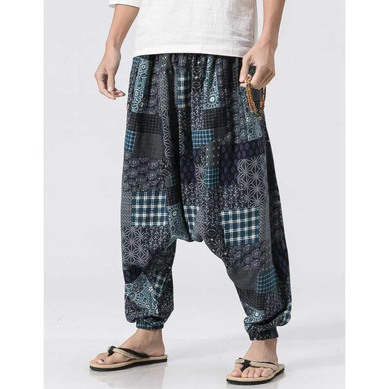 Geometric Harem Pants