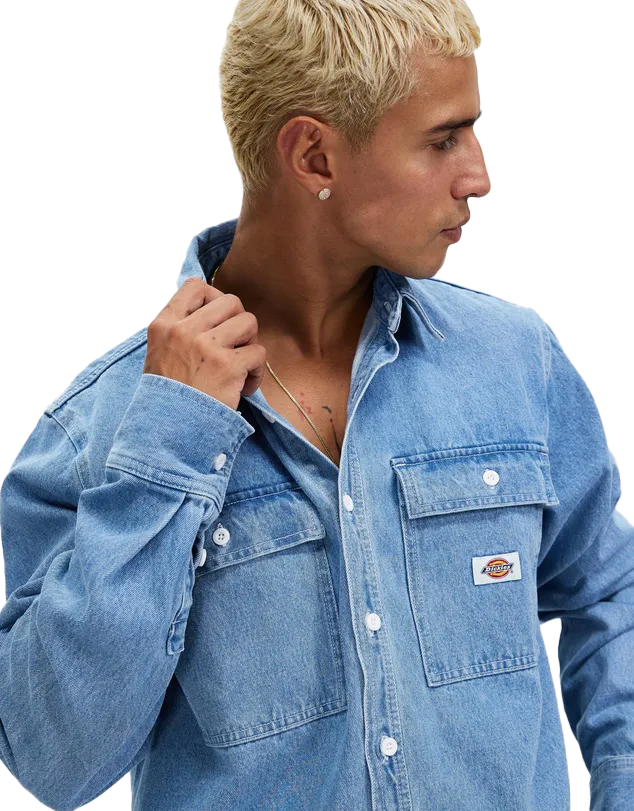 Jacinto Denim regular fit Button Down L/S Shirt