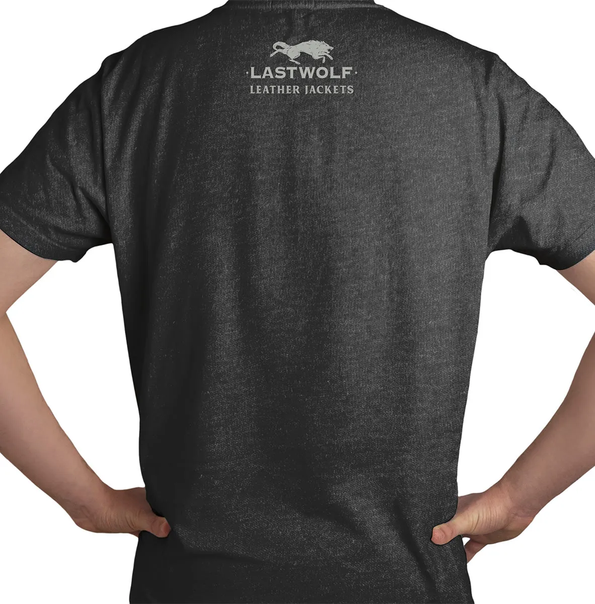 JACK WOLF TEE - GRAPHITE GRAY