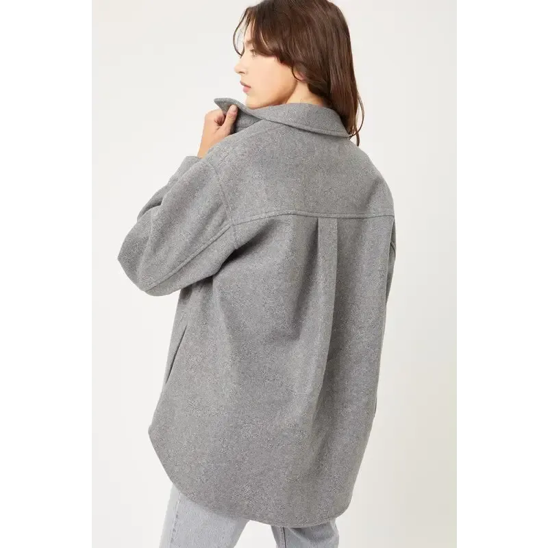 JQ Fleece Oversized Shacket