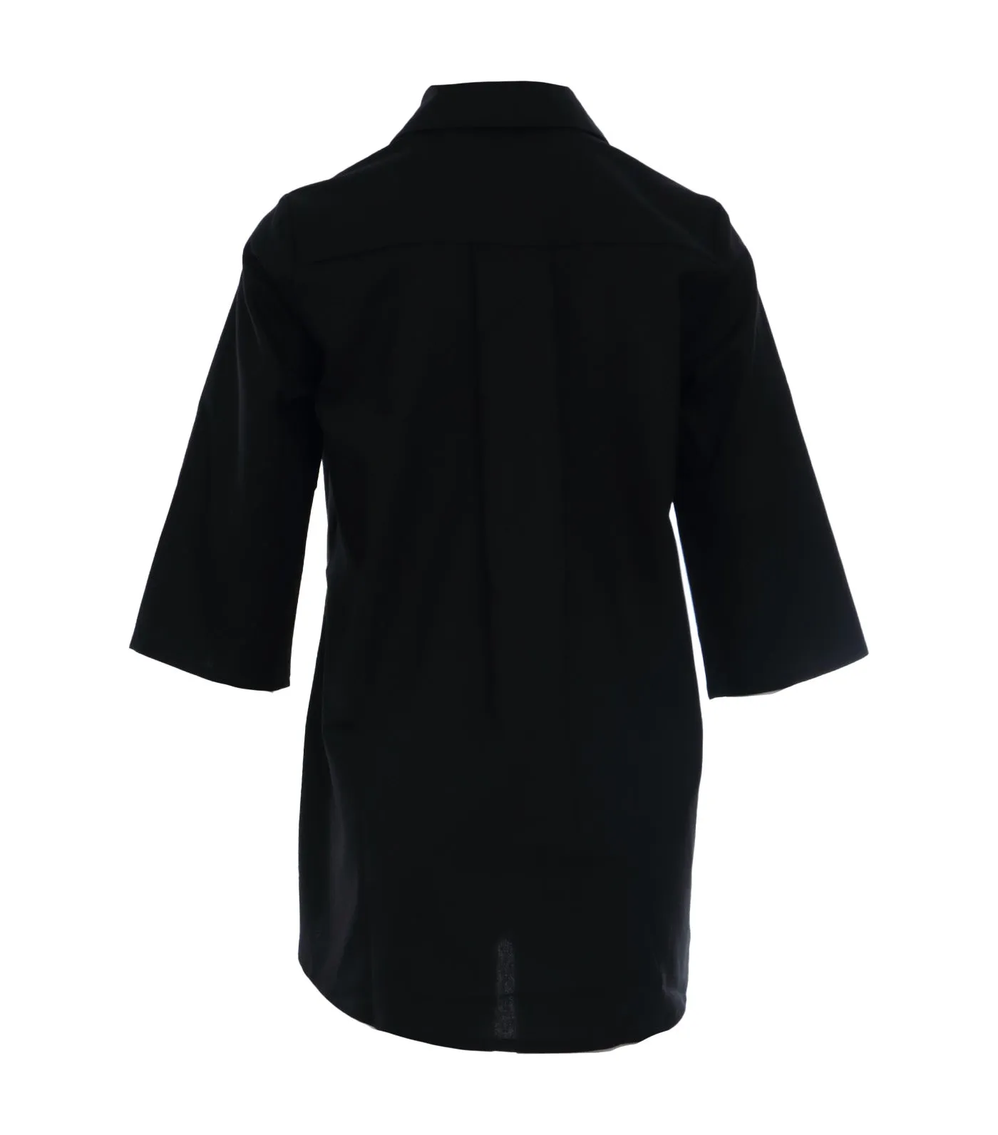 Jules Overlap Blouse Black