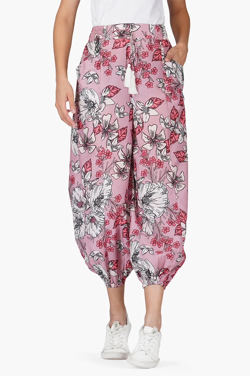 Marsala Floral Pant