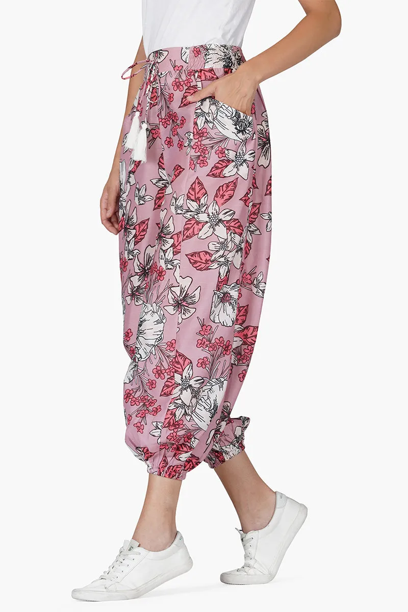 Marsala Floral Pant