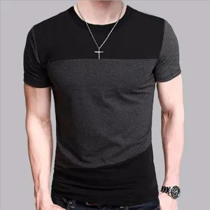 Men Slim Fit Crew Neck T-shirt