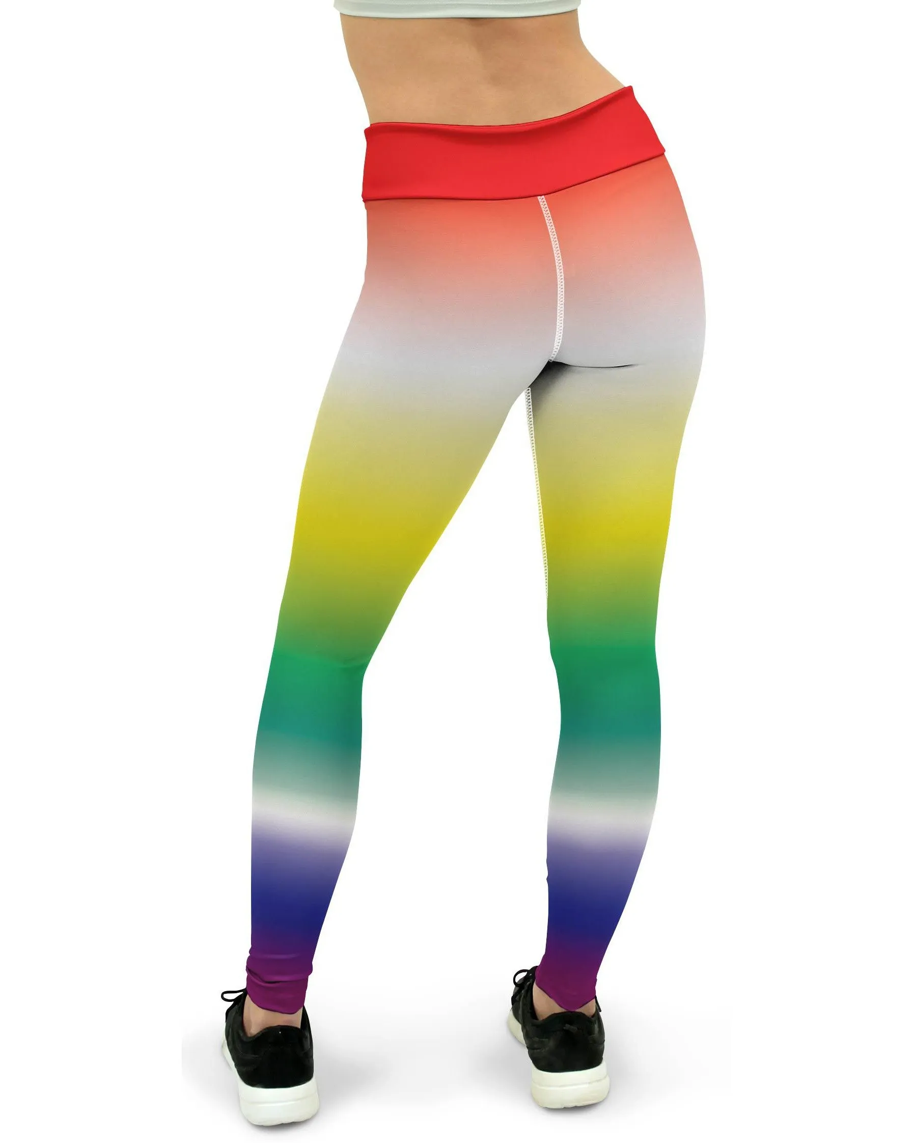 Ombre Rainbow Yoga Pants