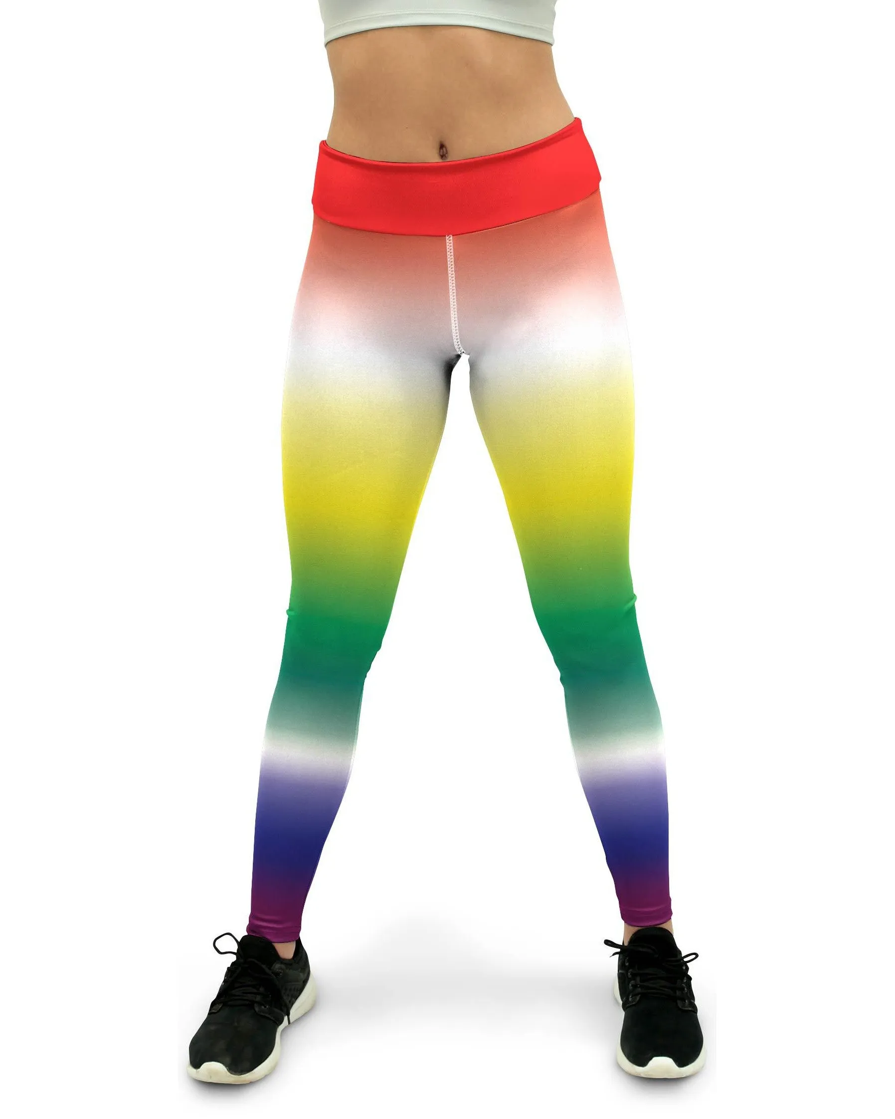 Ombre Rainbow Yoga Pants