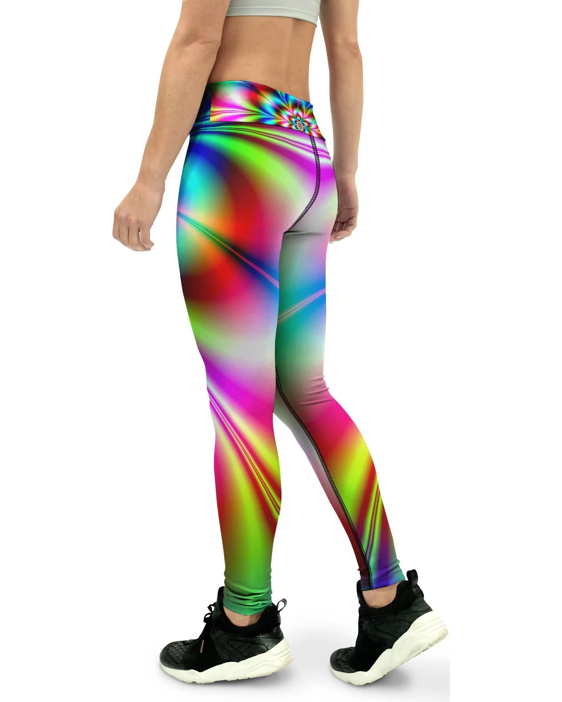 Psychedelic Neon Yoga Pants