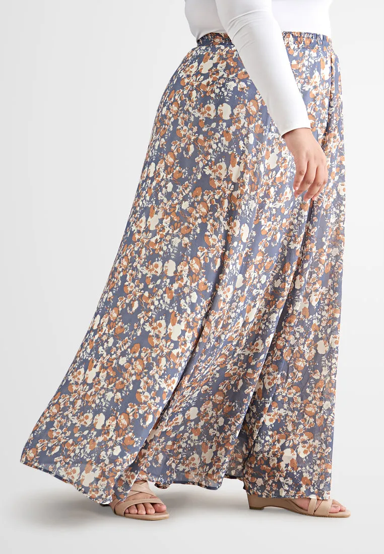 Sofia Floral Chiffon Skirt