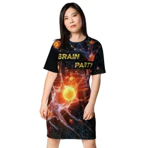 T-Shirt Dress Brain Party