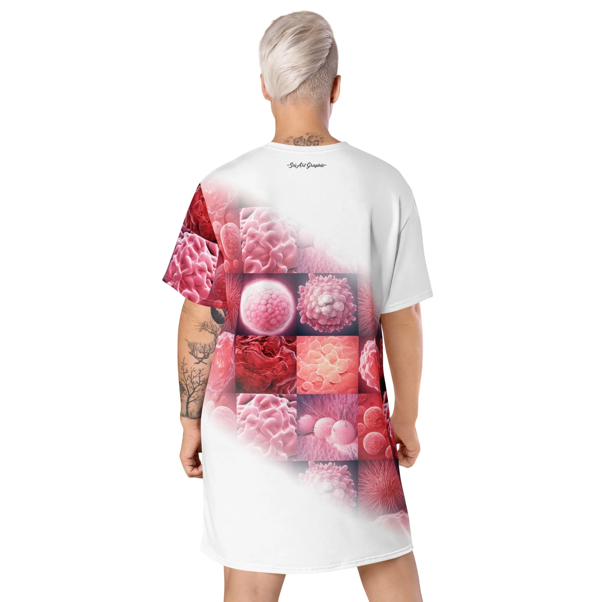 T-Shirt Dress Cells in Pink