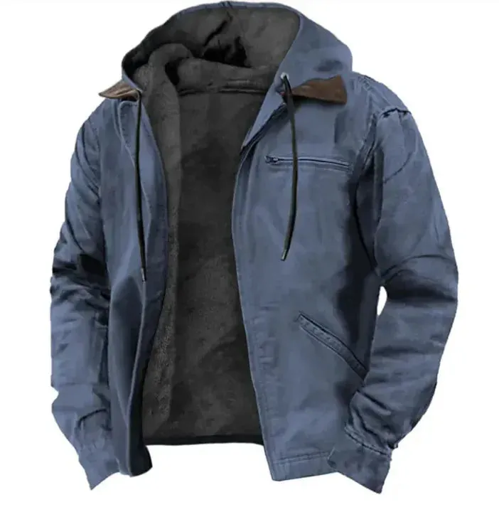 Vibrant Hooded Cotton-Padded Jacket