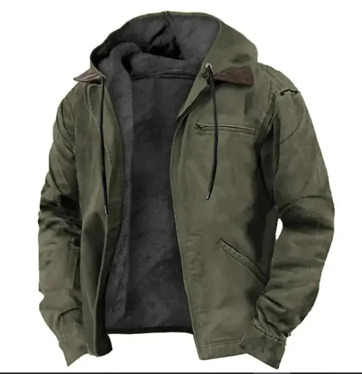 Vibrant Hooded Cotton-Padded Jacket